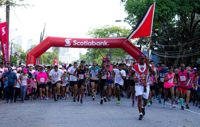 Hundreds gear up for Scotiabank Breast Cancer 5K