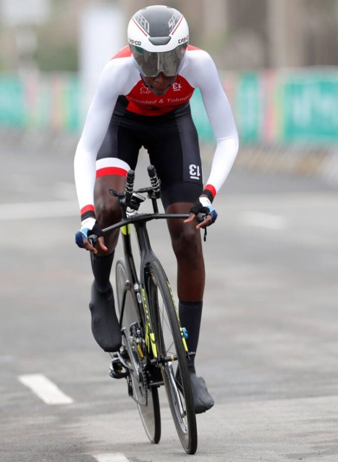 Teniel Campbell Forty seventh in World Champs road bustle