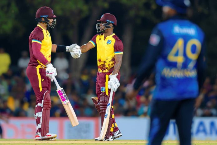 Brandon King, Evin Lewis crack fifties as Windies beat Sri Lanka in 1st T20