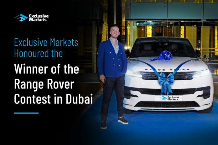 Abnormal Markets grandly celebrates the Winner of the Fluctuate Rover Contest in Dubai