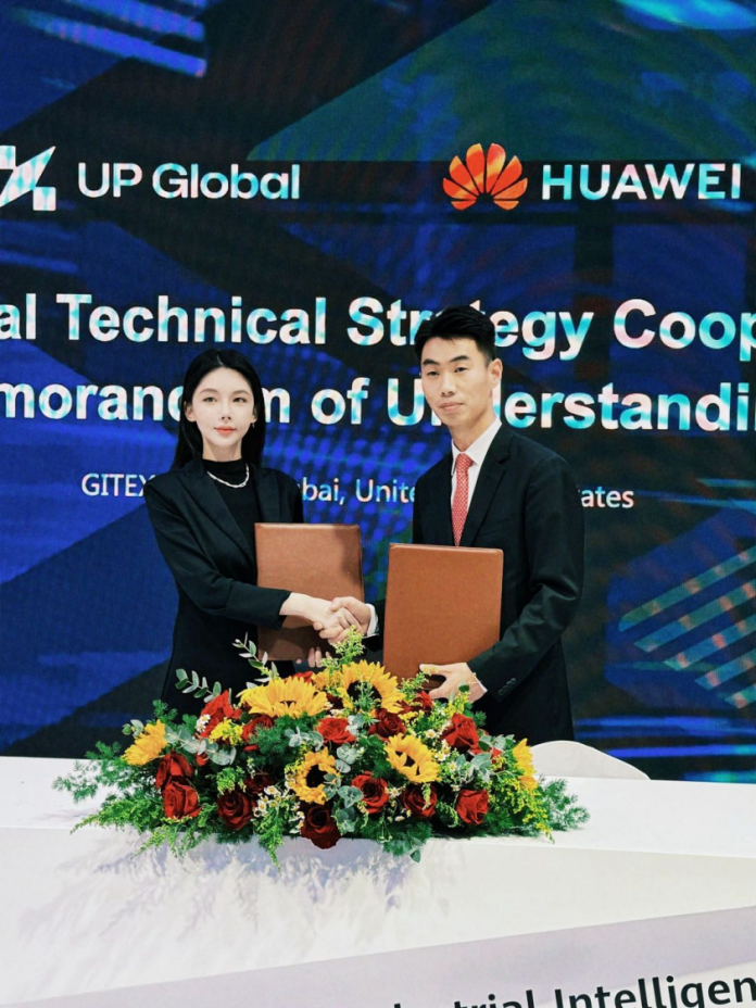 UP GLOBAL and Huawei Forge Strategic Partnership, Ushering in a Sleek Abilities of FinTech Innovation