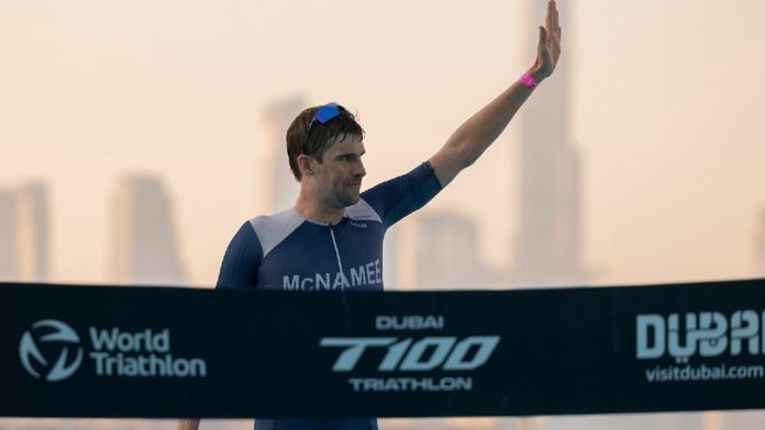 British triathlon megastar David McNamee writes a storybook ending to an limitless profession as he retires at T100 Dubai