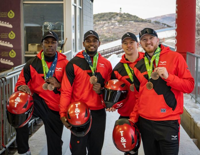 Trinidad and Tobago Twenty first in first study four-man bobsleigh World Cup