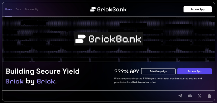 Introducing BrickBank: Innovate RWAFi for a Fresh Technology